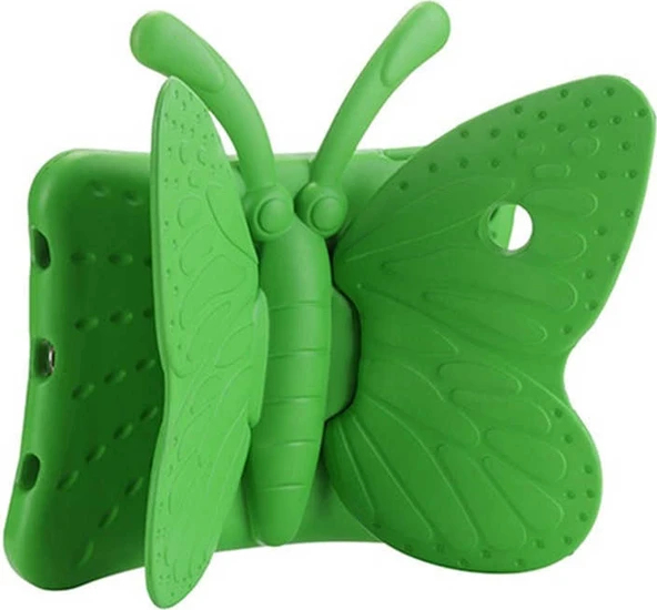 iPad 2. Nesil Uyumlu Mnc Butterfly Standlı Tablet Kılıf-Yeşil ürün görseli 1