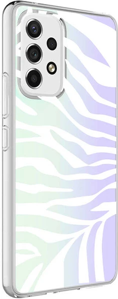 Galaxy A33 5g Kılıf Mnc M-Blue Desenli Kapak-Zebra No1 ürün görseli 1