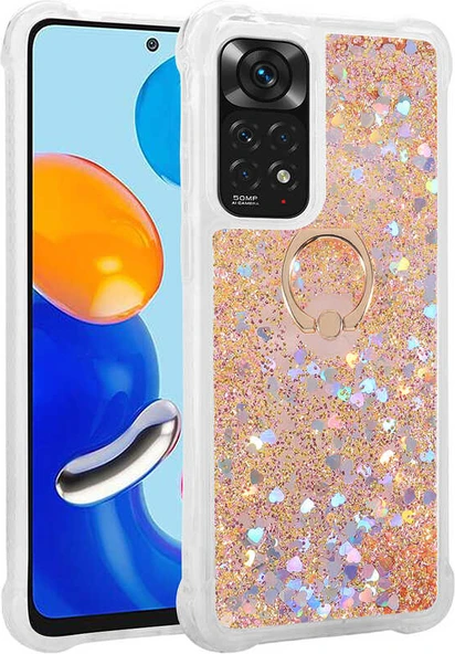 Xiaomi Redmi Note 11 Pro 5g Kılıf Mnc Milce Kapak-Gold ürün görseli 1