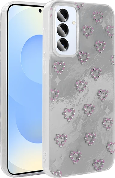 Galaxy S25 Plus Kılıf Kamera Korumalı Figürlü Mnc Ponti Silikon Kapak - Beyaz ürün görseli 1