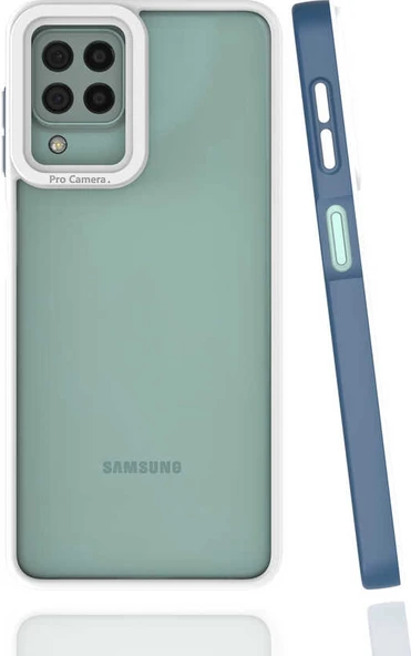 Galaxy M22 Kılıf Mnc Mima Kapak-Lacivert ürün görseli 1