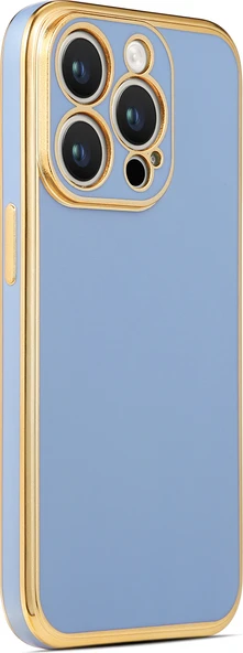 Apple iPhone 14 Pro Max Kılıf Mnc Bark Kapak-Mavi ürün görseli 1