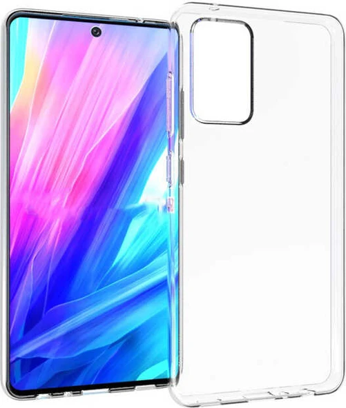 Galaxy A72 Kılıf Mnc Süper Silikon Kapak-Renksiz ürün görseli 1