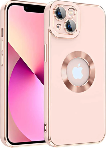 Apple iPhone 14 Plus Kılıf Mnc Kongo Kapak-Rose Gold ürün görseli 1