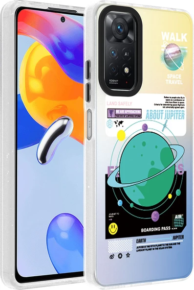 Xiaomi Redmi Note 11 Pro 5g Kılıf Desenli Mnc Dragon Sert Kapak-Gezegen ürün görseli 1