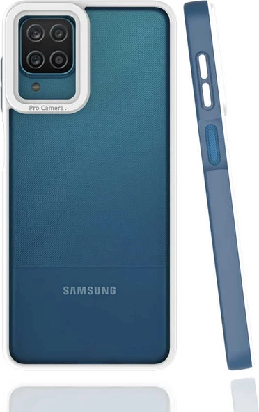 Galaxy A12 Kılıf Mnc Mima Kapak-Lacivert ürün görseli 1