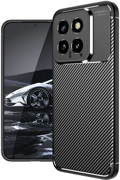 Xiaomi Mi 14 Kılıf Mnc Negro Silikon Kapak-Siyah ürün görseli 1