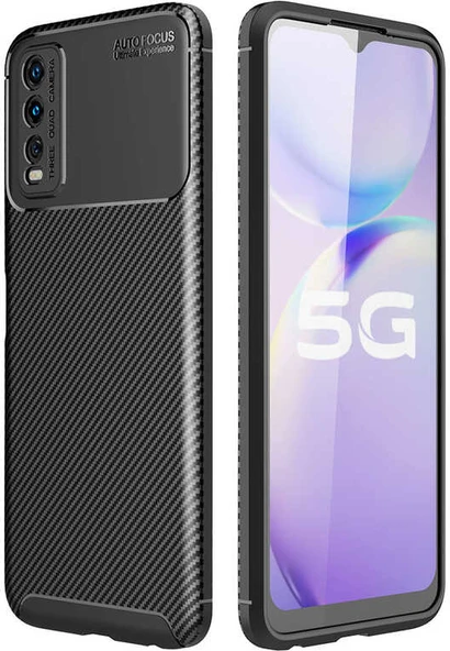 Vivo Y11S Kılıf Mnc Negro Silikon Kapak-Siyah ürün görseli 1