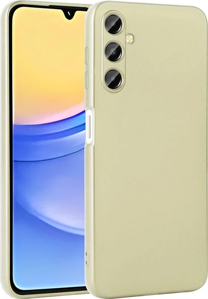 Galaxy A15 Kılıf Mnc Premier Silikon Kapak-Gold ürün görseli 1