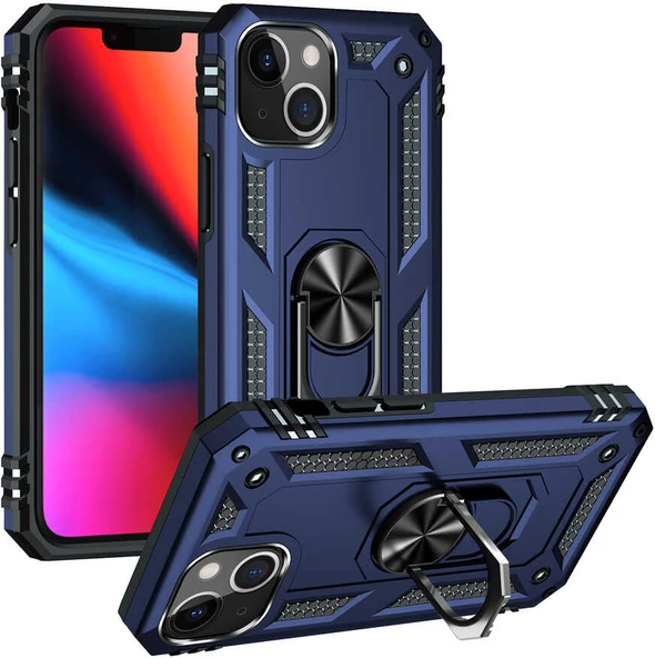 iPhone 13 Kılıf Mnc Vega Kapak-Mavi ürün görseli 1