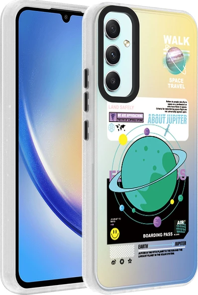 Galaxy A34 Kılıf Desenli Mnc Dragon Sert Kapak-Gezegen ürün görseli 1