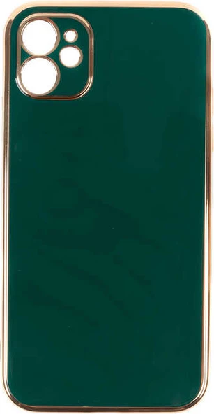 iPhone 11 Kılıf Mnc Bark Kapak-Koyu Yeşil ürün görseli 1