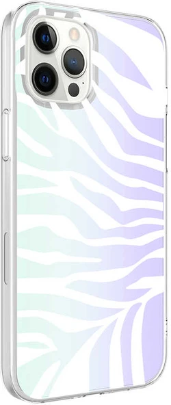 iPhone 12 Pro Max Kılıf Mnc M-Blue Desenli Kapak-Zebra No1 ürün görseli 1