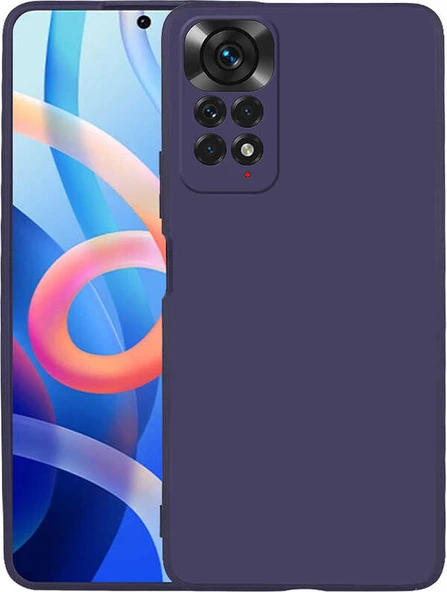 Xiaomi Redmi Note 11 Global Kılıf Mnc Premier Silikon Kapak-Lacivert ürün görseli 1