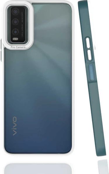 Vivo Y20 Kılıf Mnc Mima Kapak-Koyu Yeşil ürün görseli 1