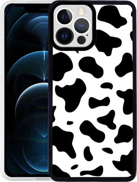 iPhone 13 Pro Kılıf Mnc M-Fit Desenli Kapak-Cow No1 ürün görseli 1