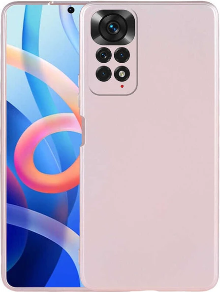 Xiaomi Redmi Note 11S Global Kılıf Mnc Premier Silikon Kapak-Rose Gold ürün görseli 1