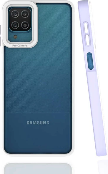 Galaxy A12 Kılıf Mnc Mima Kapak-Lila ürün görseli 1