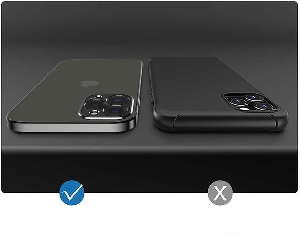 iPhone 12 Pro Max Kılıf Mnc Mat Gbox Kapak-Mavi - Resim 2