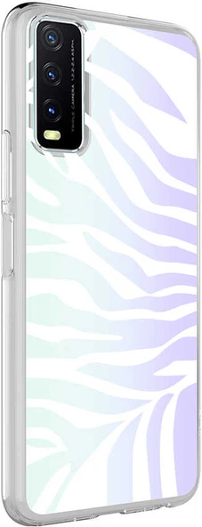 Vivo Y11S Kılıf Mnc M-Blue Desenli Kapak-Zebra No1 ürün görseli 1