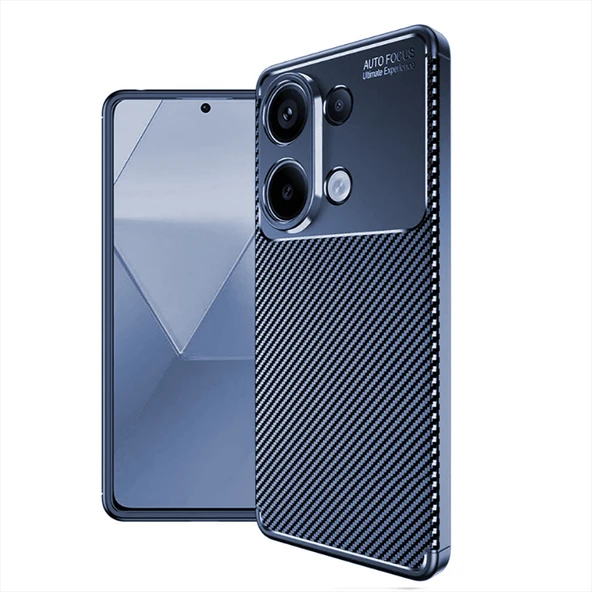 Xiaomi Redmi Note 13 Pro 4g Kılıf Mnc Negro Silikon Kapak-Lacivert ürün görseli 1