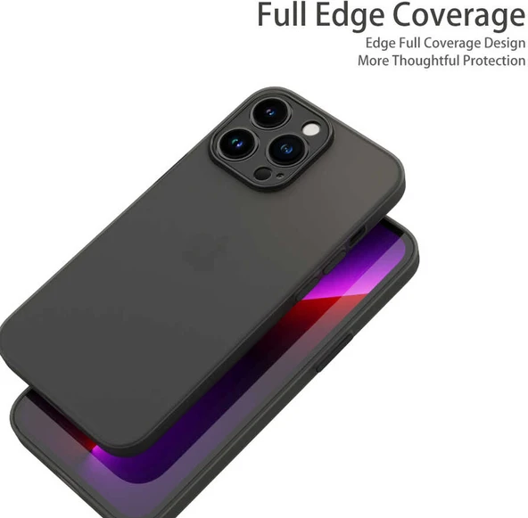 iPhone 13 Pro Kılıf ​​mnc Tiny Kapak-Renksiz - Resim 2