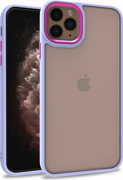 iPhone 12 Pro Kılıf Mnc Flora Kapak-Lila ürün görseli 1
