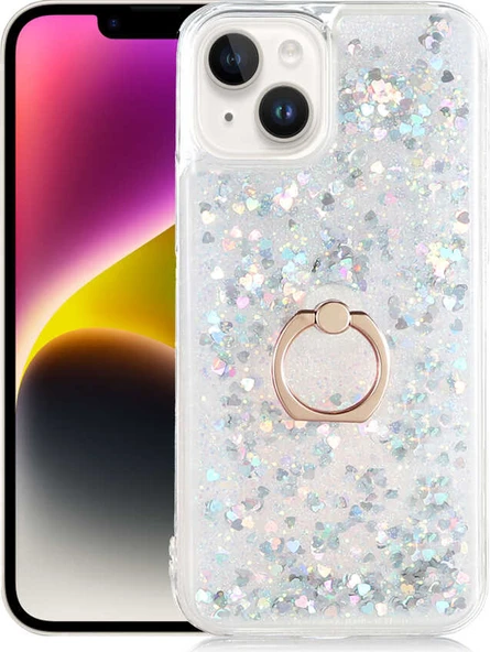 Apple iPhone 14 Kılıf Mnc Milce Kapak-Gümüş ürün görseli 1