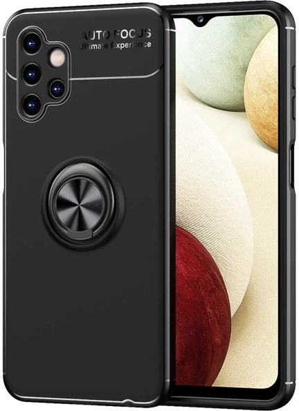 Galaxy A13 4g Kılıf Mnc Ravel Silikon Kapak-Siyah ürün görseli 1