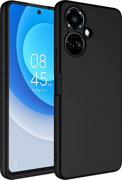 Tecno Camon 19 Pro Kılıf Mnc Mara Laaakan Kapak-Siyah ürün görseli 1