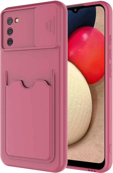 Galaxy A02S Kılıf ​mnc Kartix Kapak-Koyu Mor ürün görseli 1