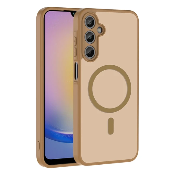 Mobixa Samsung Galaxy A14 Kılıf Şık ve Kablosuz Şarj Destekli Mattesafe Premium Silikon Kapak ürün görseli 1