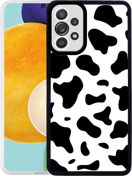 Galaxy A72 Kılıf Mnc M-Fit Desenli Kapak-Cow No1 ürün görseli 1