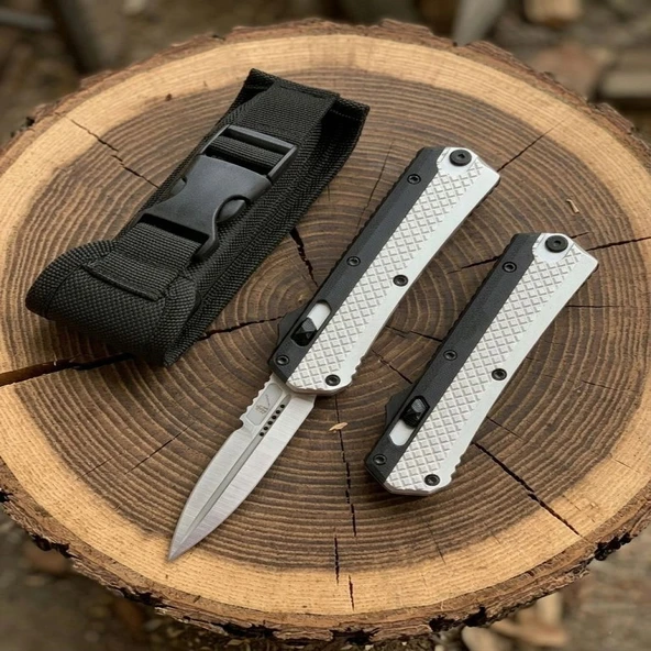 Knivox Microtech Glykon Grey Otf İçten Çıkmalı Kamp Çakısı ürün görseli 1