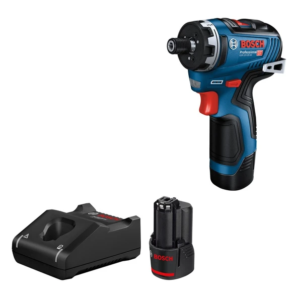 BOSCH GSR 12V-35 HX Vidalama (2x3.0Ah; Karton) ürün görseli 1