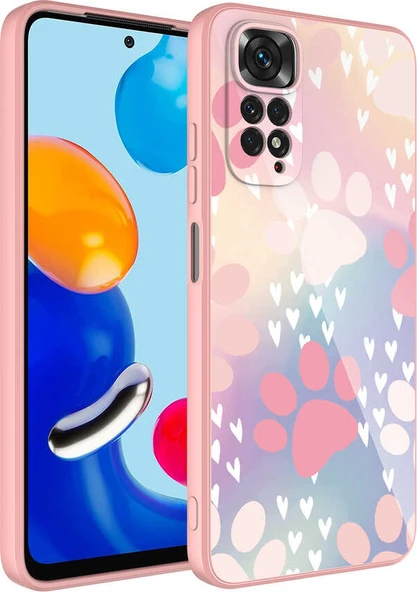 Xiaomi Redmi Note 11S Global Kılıf Kamera Korumalı Desenli Sert Silikon Mnc Epoksi Kapak-No4 ürün görseli 1