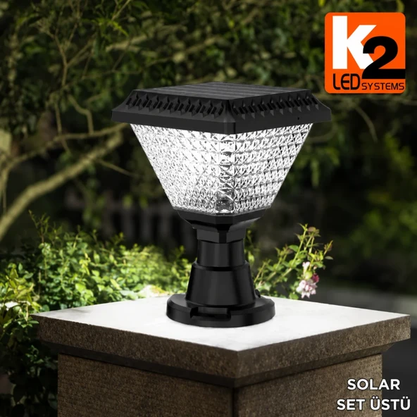 KBA790 Solar Set Üstü Bahçe Armatürü-Beyaz ürün görseli 1