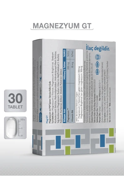 Goodday Magnesium Plus Mag Gt 30 Tablet - Resim 2