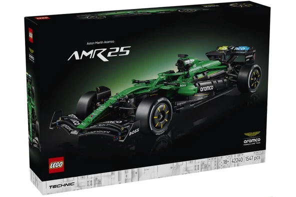 LEGO Technic 42240 Aston Martin Aramco AMR25 F1 Car ürün görseli 1