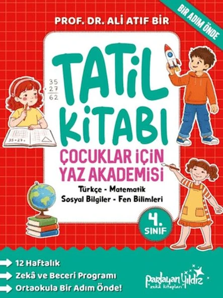 Çocuklar İçin Yaz Akademisi 4. Sınıf Tatil Kitabı ürün görseli 1