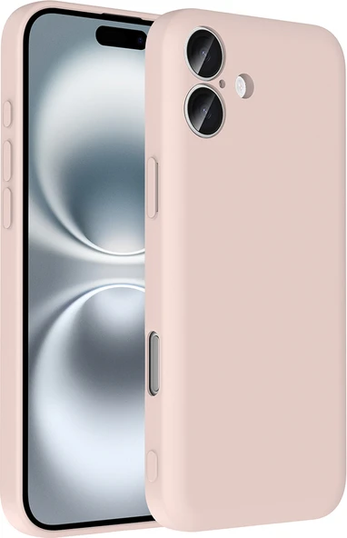 iPhone 16 Kılıf Kamera Korumalı Kartlık Hazneli Mnc Vitra Kapak - Pembe ürün görseli 1