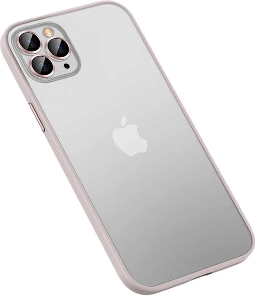 iPhone 13 Pro Max Uyumlu Mnc Retro Kapak-Rose Gold ürün görseli 1