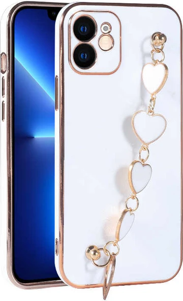 iPhone 11 Kılıf Mnc Kalbim Kapak-Beyaz ürün görseli 1