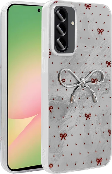 Galaxy A26 Kılıf Kamera Korumalı Figürlü Mnc Ponti Silikon Kapak - Açık Mavi ürün görseli 1