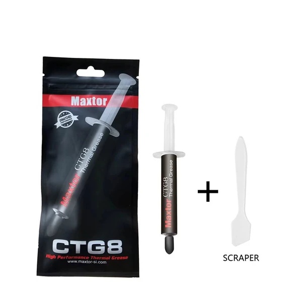 Maxtor CTG8-4G 12.8W/mK Termal Macun | İşlemci ve Ekran Kartı Soğutucu Thermal Paste 4g ürün görseli 1