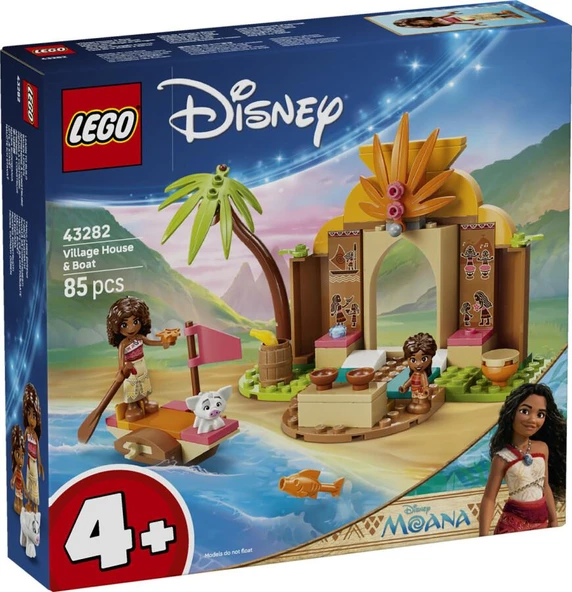 LEGO Disney 43282 Village House and Boat ürün görseli 1