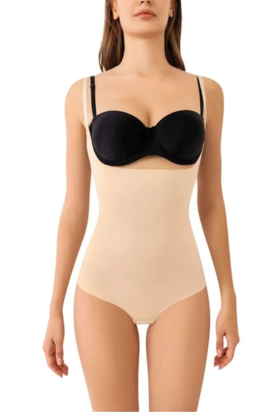 Sistina Ten Rengi Lazer Kesim Göğüs Altı Body Korse 731T ürün görseli 1