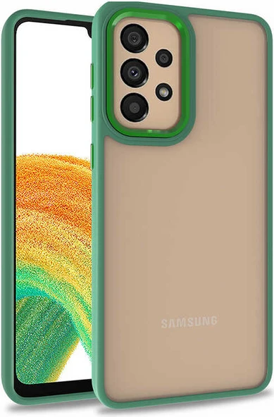Galaxy A52 Kılıf Mnc Flora Kapak-Yeşil ürün görseli 1
