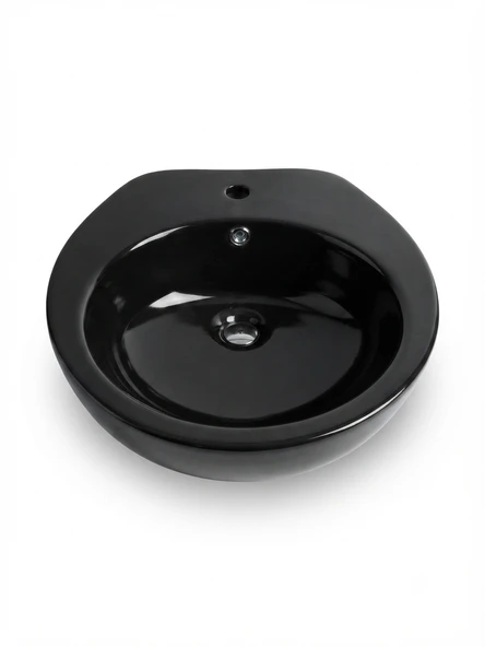MODERN MONOBLOK LAVABO SİYAH - Resim 2