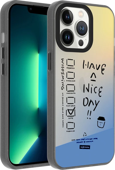 Apple iPhone 13 Pro Max Kılıf Desenli Mnc Dragon Sert Kapak-Have ürün görseli 1